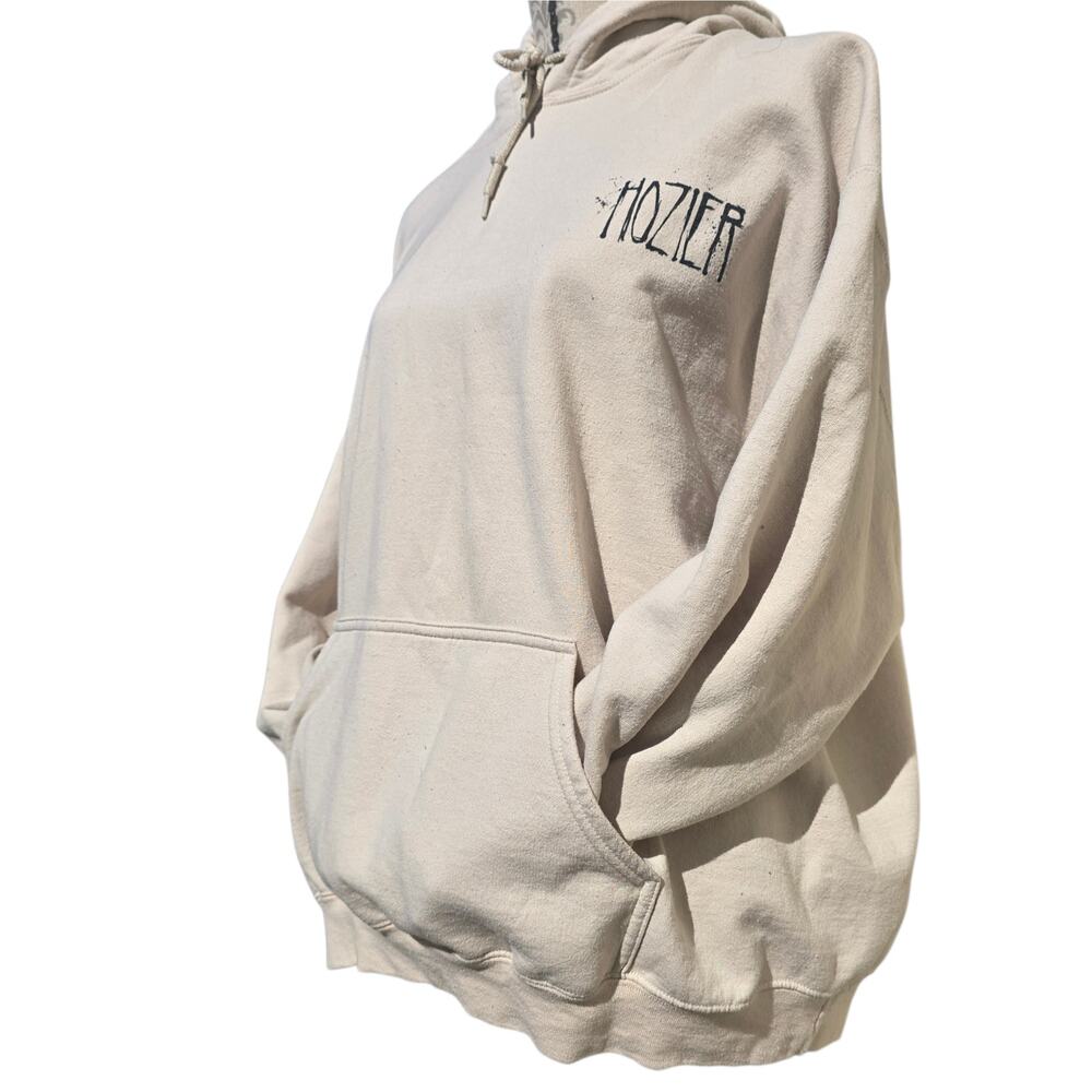 Hozier Simple Living Things Tan Hoodie Size XL Official Merch 2024